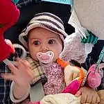 Enfant, Bambin, Rose, Baby, Finger, Headgear, Jouets, Baby Products, Stuffed Toy, Play, Personne, Headwear