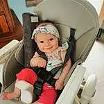 Sourire, Bras, Jambe, Comfort, Automotive Design, Flash Photography, Thigh, Car Seat, Service, Baby, Bambin, Cabinetry, Human Leg, Baby Products, Fun, Baby & Toddler Clothing, Auto Part, Knee, Thumb, Enfant, Personne, Joy, Headwear