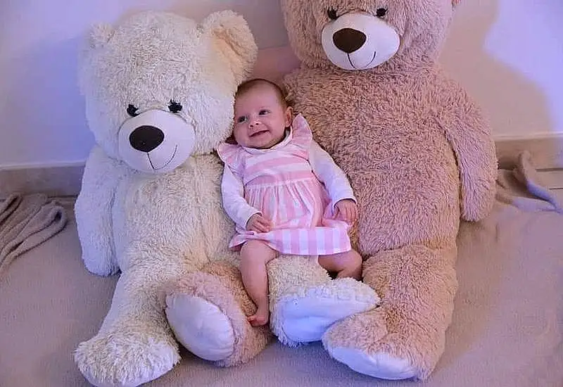 Nez, Joue, Peau, Head, Yeux, Blanc, Jouets, Human Body, Comfort, Baby & Toddler Clothing, Rose, Sourire, Happy, Teddy Bear, Baby, Bambin, Stuffed Toy, Peluches, Personne, Joy
