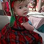 Tartan, Sleeve, Plaid, Red, Baby, Bambin, Chapi Chapo, Pattern, Plante, Enfant, Fun, Event, Design, Comfort, Carmine, Happy, Holiday, Jouets, Baby & Toddler Clothing, Noël, Personne