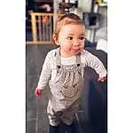 Visage, Hair, Joue, Peau, Yeux, Dress, Baby & Toddler Clothing, Sleeve, Happy, Sourire, Collar, Baby, Bambin, T-shirt, Street Fashion, Long-sleeved T-shirt, Pattern, Assis, Formal Wear, Personne