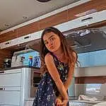 Cabinetry, Jambe, Dress, Sleeve, Interior Design, Waist, Comfort, Drawer, Thigh, Home Appliance, Fashion Design, Major Appliance, Chest Of Drawers, Long Hair, Human Leg, Trunk, Bed, Ceiling, Personne