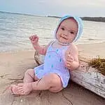 Eau, Peau, Head, Ciel, Yeux, Sourire, Jambe, Azure, People In Nature, Plage, Debout, Flash Photography, Happy, Baby & Toddler Clothing, Finger, Fun, Bambin, Thigh, Barefoot, Summer, Personne, Joy, Headwear