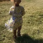 People In Nature, Plante, Herbe, Dress, Happy, Bambin, Grassland, Meadow, Landscape, Pelouse, Prairie, Baby & Toddler Clothing, Ciel, Enfant, Fun, Field, Soil, Shadow, Pasture, Assis