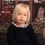 Tartan, Human Body, Sleeve, Debout, Plaid, Baby & Toddler Clothing, Bambin, People, Pattern, Christmas Eve, Holiday, NoÃ«l, Enfant, Blond, Room, Event, Assis, Vintage Clothing, Brown Hair, Personne